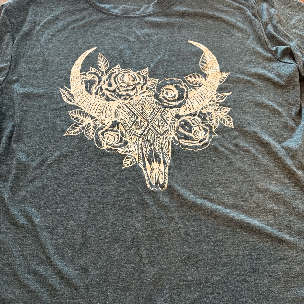 Women’s Teal Blue Graphic T-Shirt